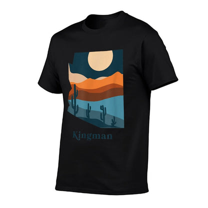 Kingman Arizona Desert Style Boho AZ Landscape  Breathable T-Shirt