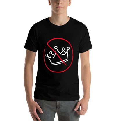 No Kings Protest Simple Drawing  Eco-friendly Material T-Shirt