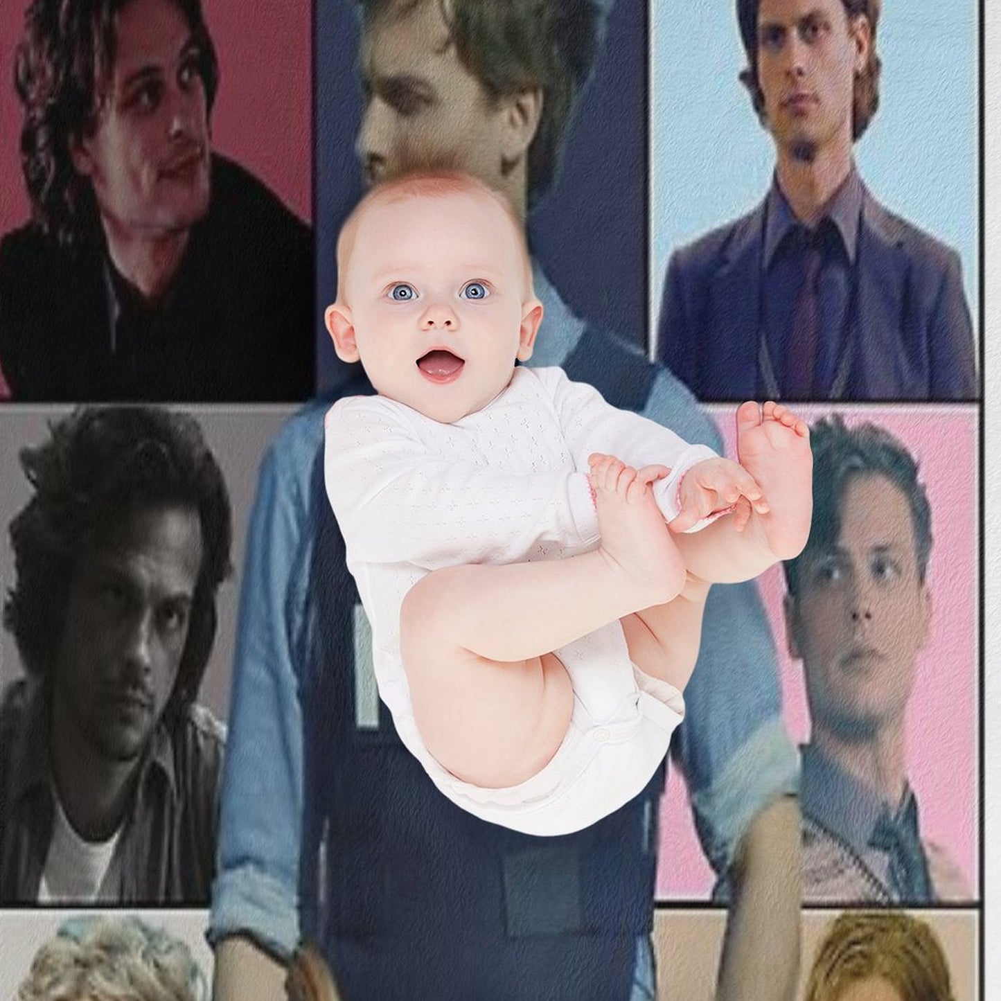 in My SpencerReid Era Velvety-soft Throw Blanket