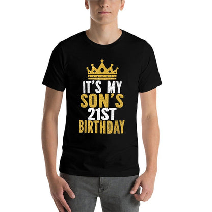 It's My Son's 21st Birthday 21 Years Old Male  Stretchy T-Shirt