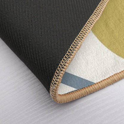 Mid Century Modern Geometric 3 #redbubble #stickers #posters #artprint  Dirt-Trapping Bath Mat