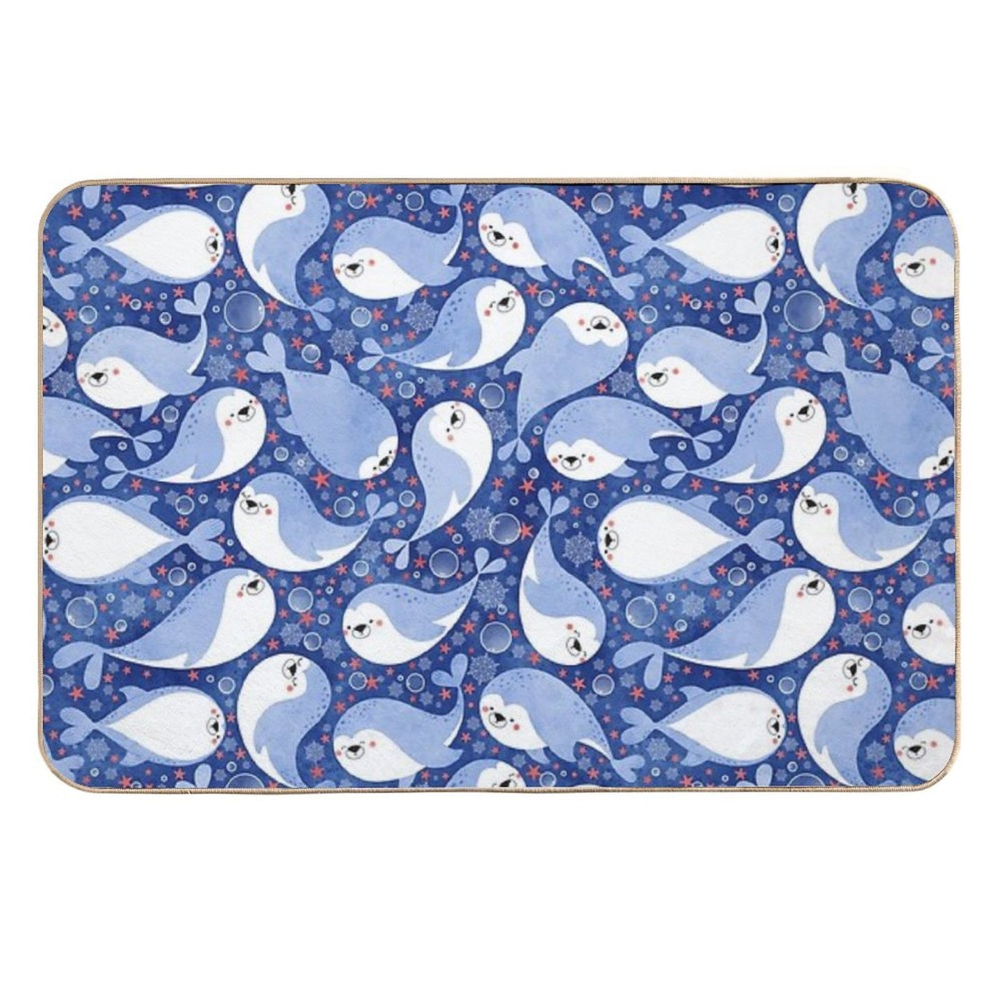 Swimming Seals  Absorbent Bath Mat