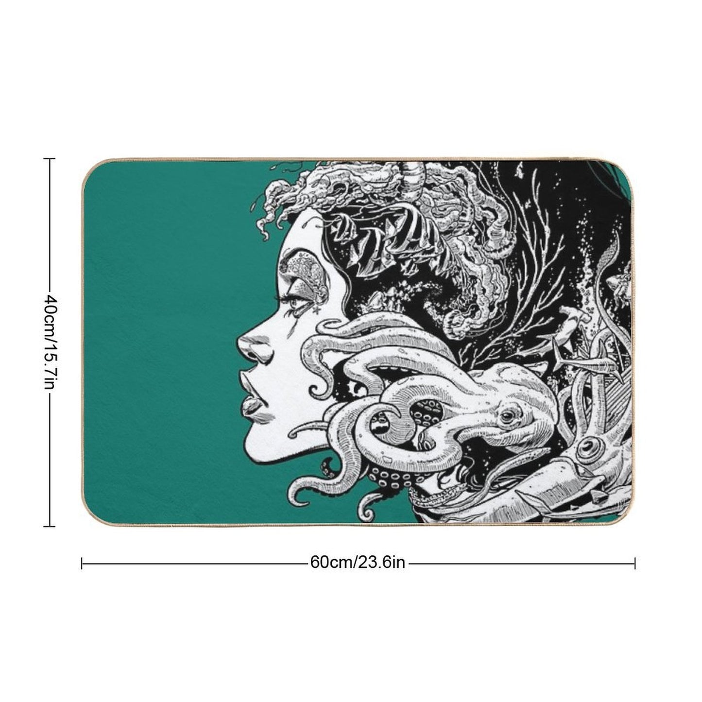 Poseidon's Mistress Alternate Durable Bath Mat