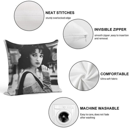 Heathers - Winona Ryder Soft Easy Maintenance Throw Pillow