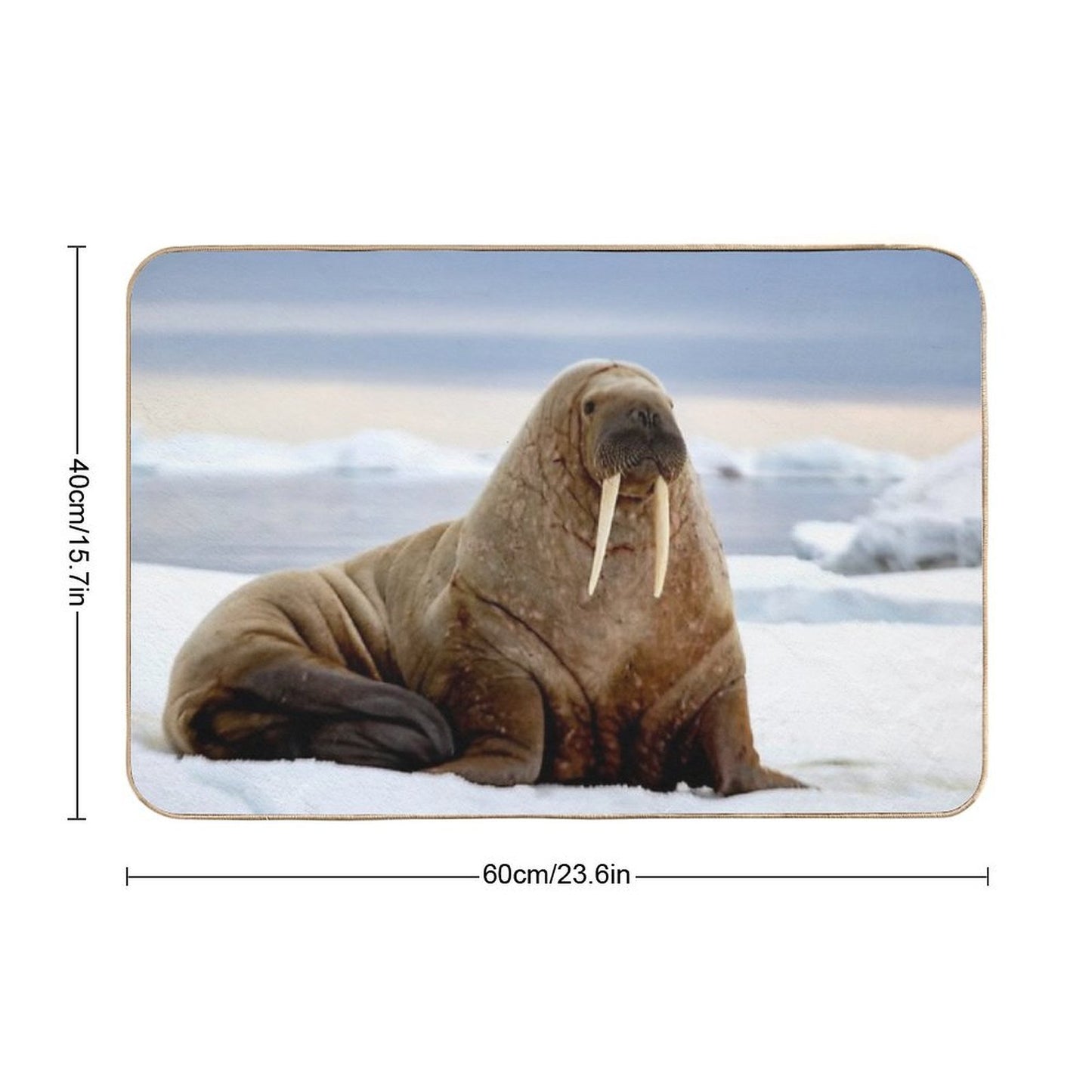I Am The Walrus  Non-Slip Bath Mat
