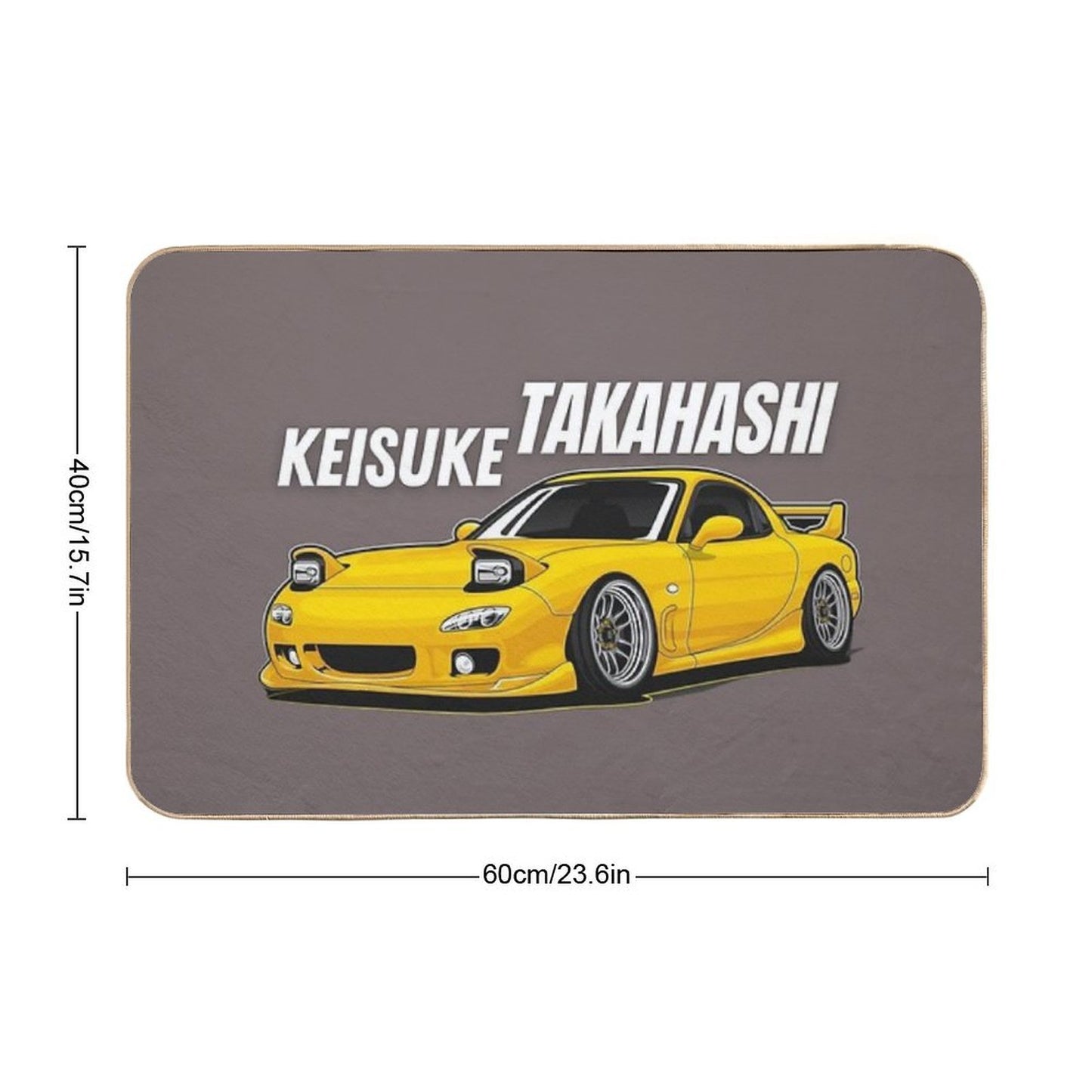 KEISUKE TAKAHASHI [ FD RX7 ]  Stain-Proof Bath Mat