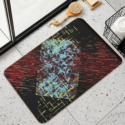 Colorful Abstraction  Easy To Clean Bath Mat