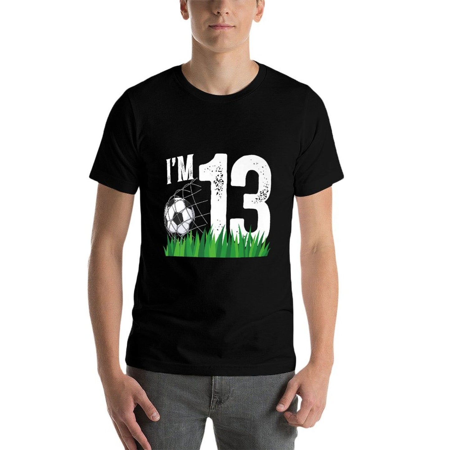 13th Soccer Birthday Party Thirteen Year Old Soccer Player Premium  Quick-drying T-Shirt