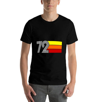 1972 50th Birthday  Heathered Texture T-Shirt