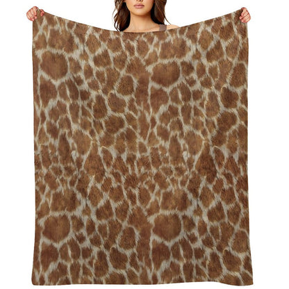 Giraffe Print Premium Throw Blanket