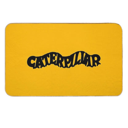 Caterpillar - Old Fashion - Black  Non-Slip Bath Mat