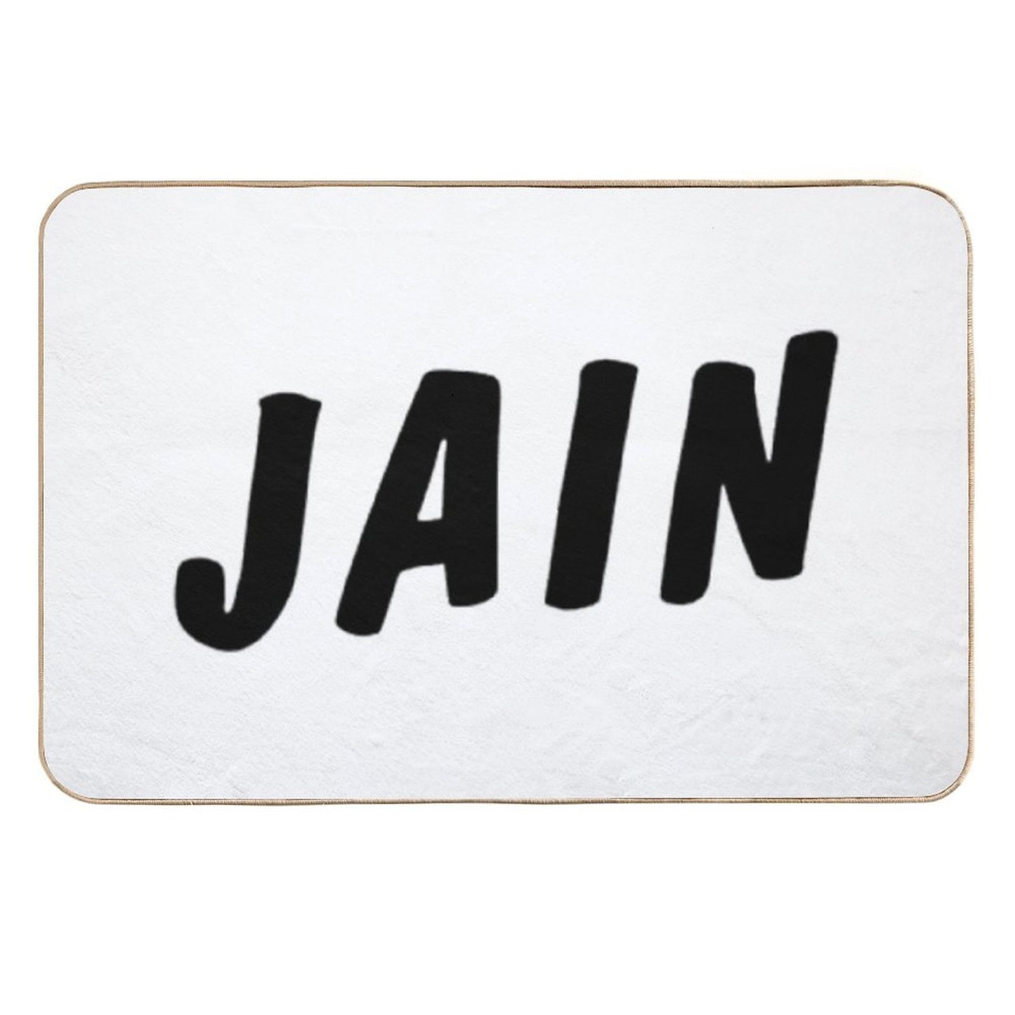 Jain Singer French - Black Version  Pet-Safe Bath Mat