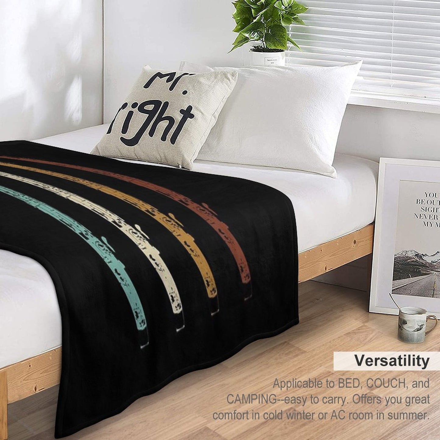 Retro Vintage Bassoon Gift Bassoonist Band Bassoon Player Velvety-soft Throw Blanket