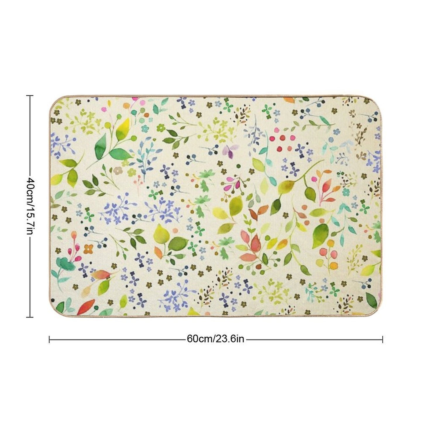 Little Floral Chintz Pattern  Anti-Trip Bath Mat