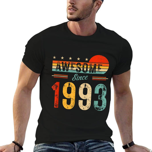 Vintage 1993 Funny 30 Years Old Men And Women 30th Birthday  Durable T-Shirt