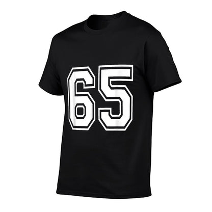 Number 65 Numbered Uniform Sports Jersey Team 65th Birthday  Versatile T-Shirt