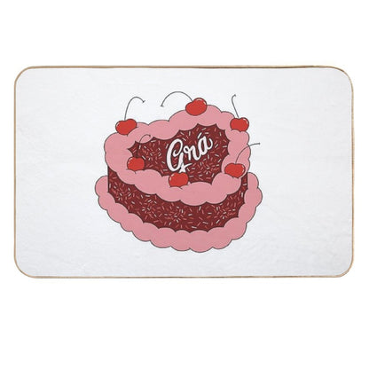 Gra Cake  Repositionable Bath Mat
