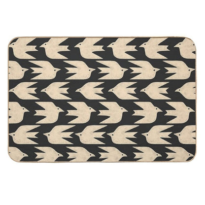 Doves in Flight  Fade-Resistant Bath Mat
