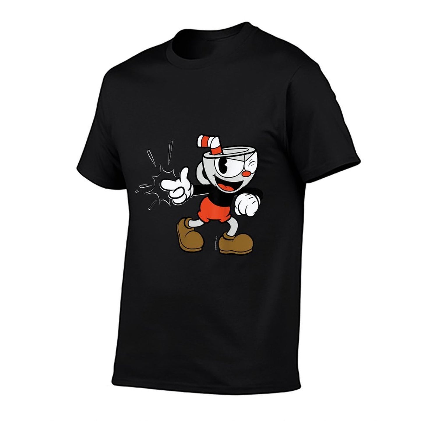 Cuphead Classic Wink With A Snap  Trendy Pattern T-Shirt