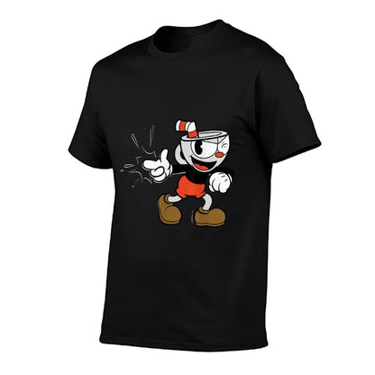 Cuphead Classic Wink With A Snap  Trendy Pattern T-Shirt