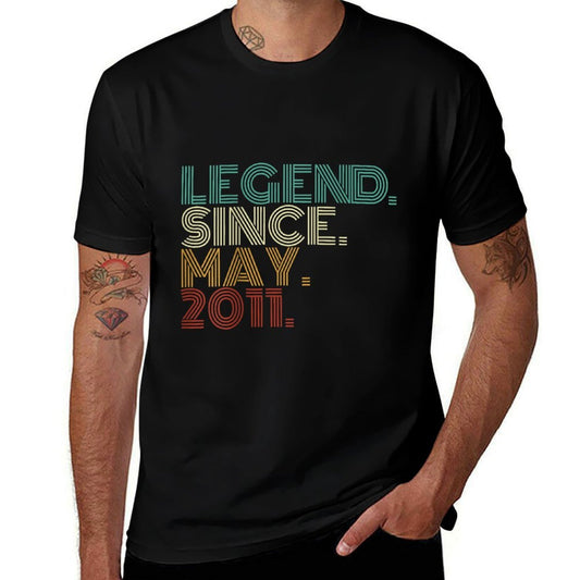 14 Years Old Legend Since May 2011 14th Birthday  Durable T-Shirt
