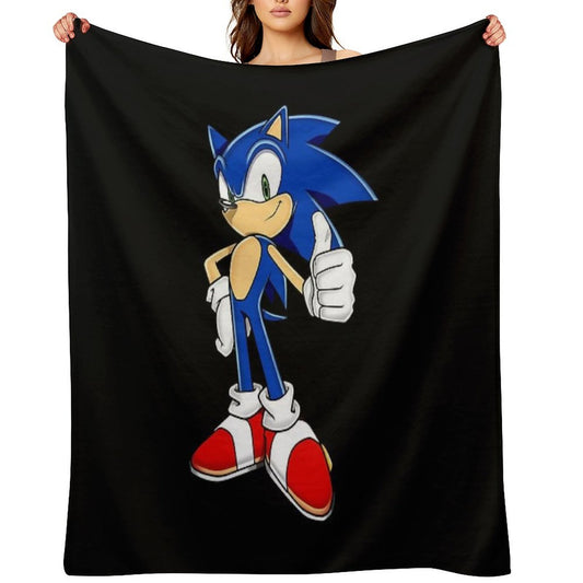 Sonic Shrink-resistant Throw Blanket