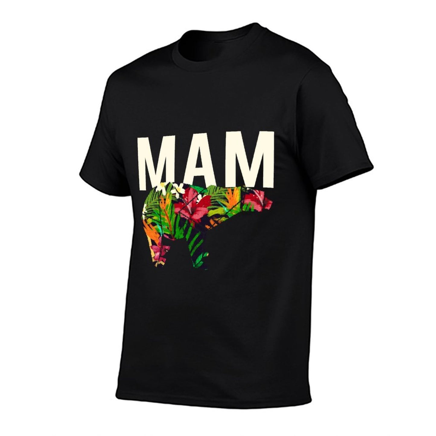 Mam Mom Mother&#39;s Day Mommy Mom Bear Floral Pattern  Versatile T-Shirt