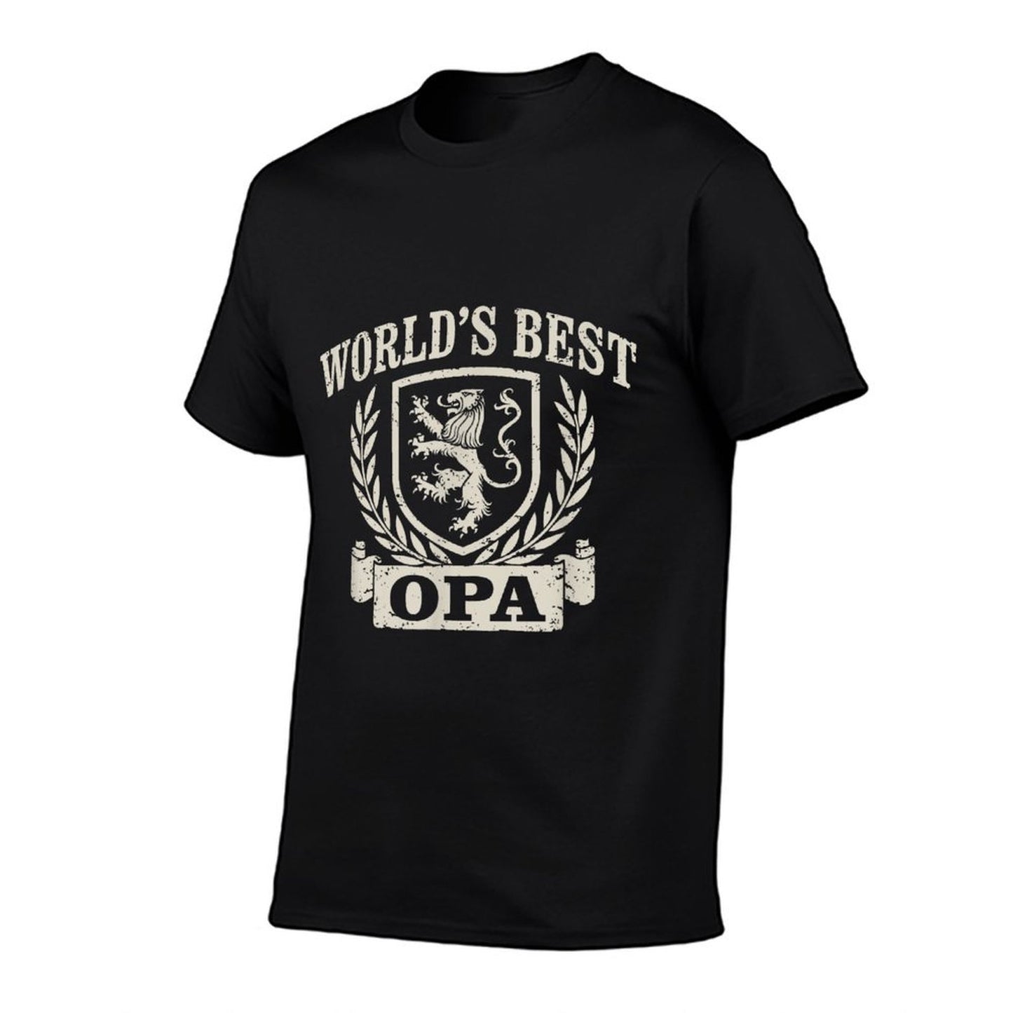 Worlds Best Opa Vintage Crest Grandpa  Soft T-Shirt