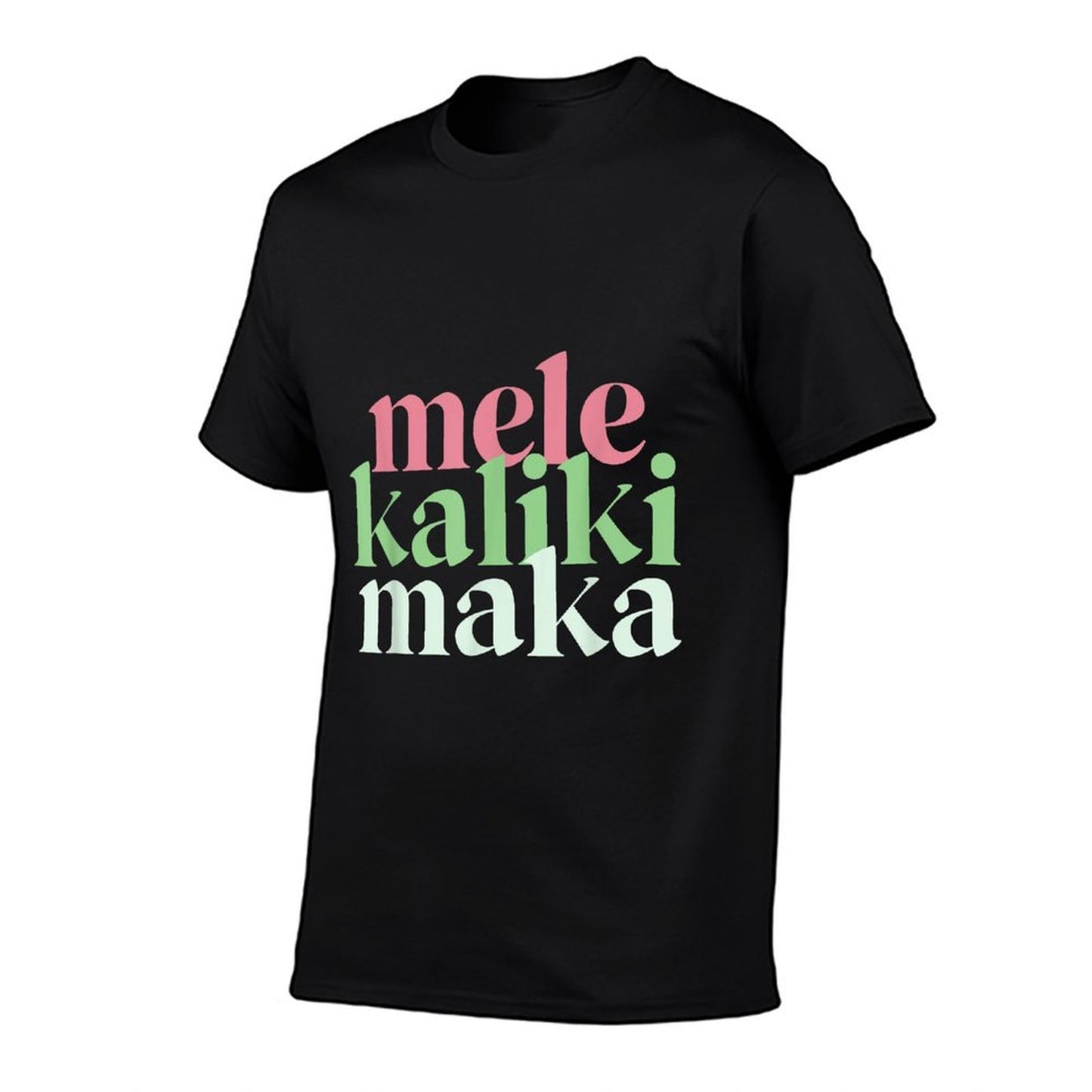 Mele Kalikimaka Retro Christmas Modern Hawaiian Women  Stretchy T-Shirt