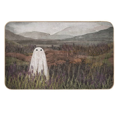 Heather Ghost  Non-Slip Bath Mat
