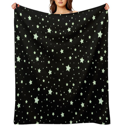 Glow Stars Machine-washable Throw Blanket