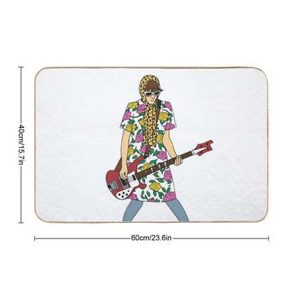 Nicky Wire  Easy To Clean Bath Mat