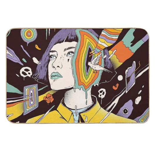 The Overthinker Durable Bath Mat
