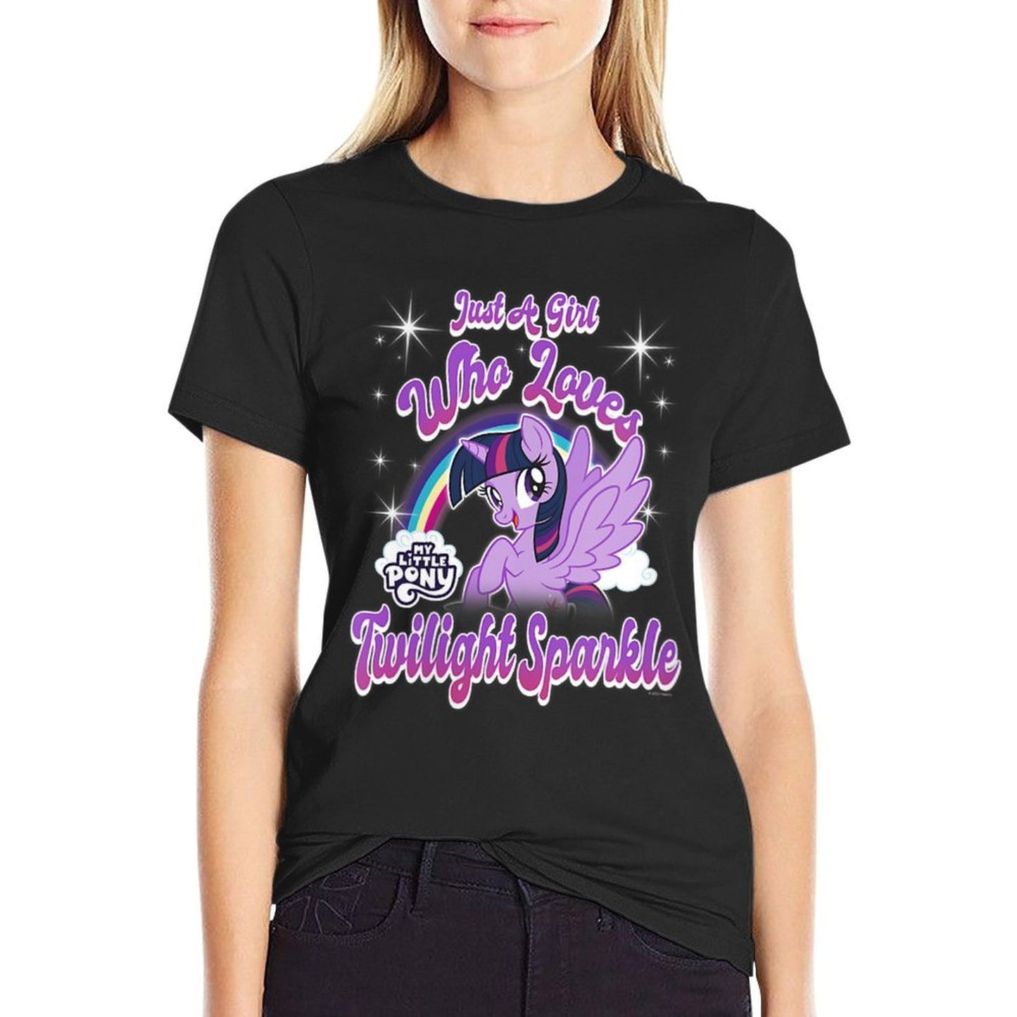 My Little Pony Friendship Is Magic Girl Twilight Sparkle  Slim-fit Cut T-Shirt