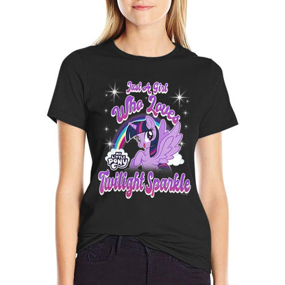 My Little Pony Friendship Is Magic Girl Twilight Sparkle  Slim-fit Cut T-Shirt
