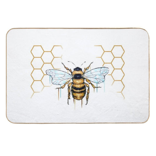 Bumble Bee  Repositionable Bath Mat