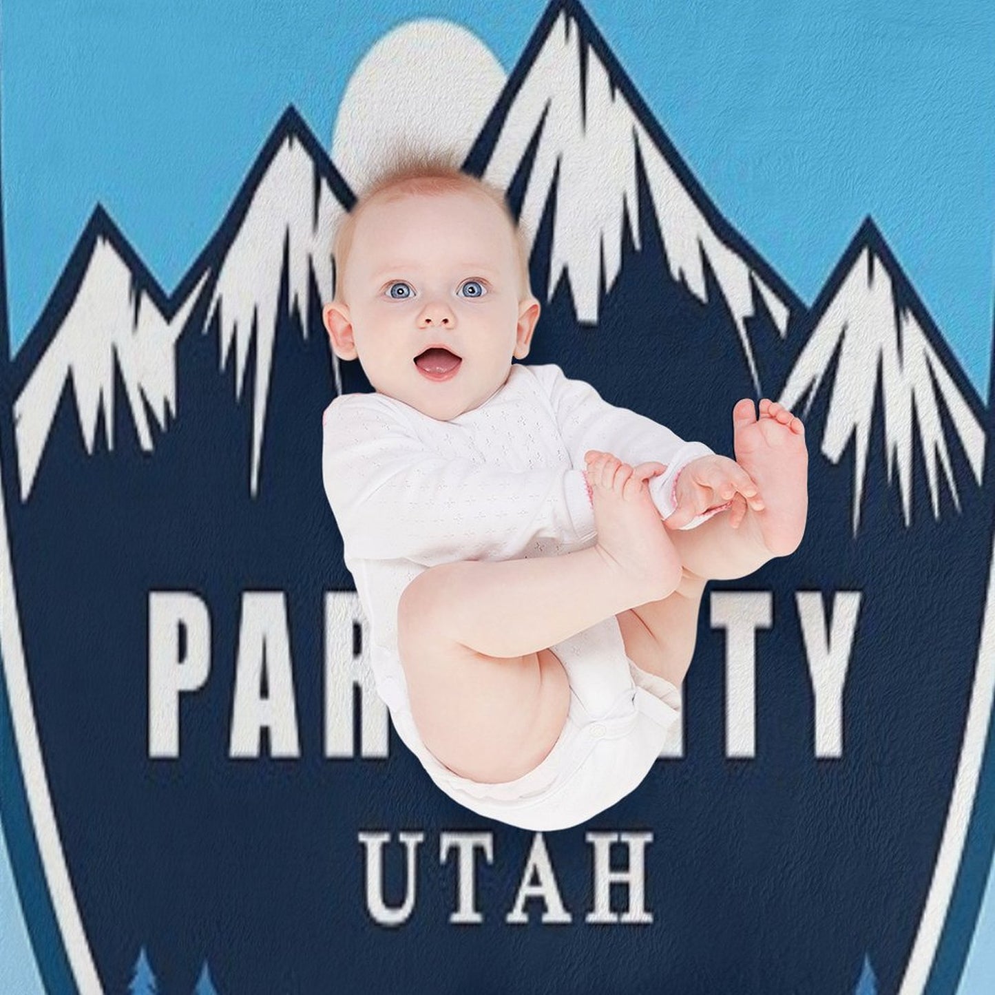 Park City, Utah Plush Throw Blanket