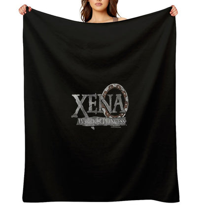 Battered Logo Xena Premium Throw Blanket