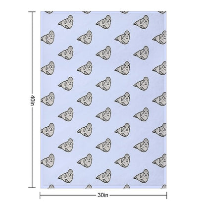 Grey Seal Premium Throw Blanket