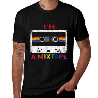 Im A Mixtape Gay Pride Rainbow LGBTQ Retro LGBT Gift  Durable T-Shirt