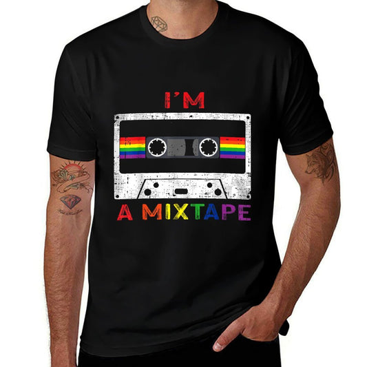 Im A Mixtape Gay Pride Rainbow LGBTQ Retro LGBT Gift  Durable T-Shirt