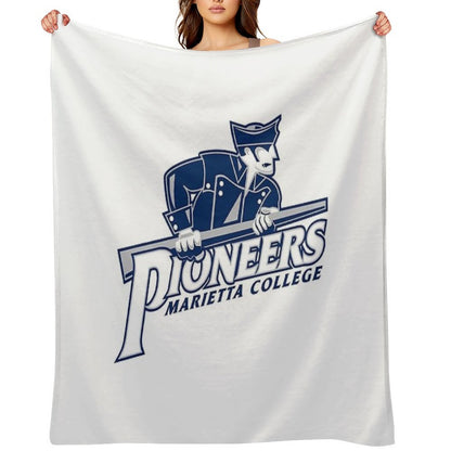 Marietta College Pioneers Gift-ready Throw Blanket