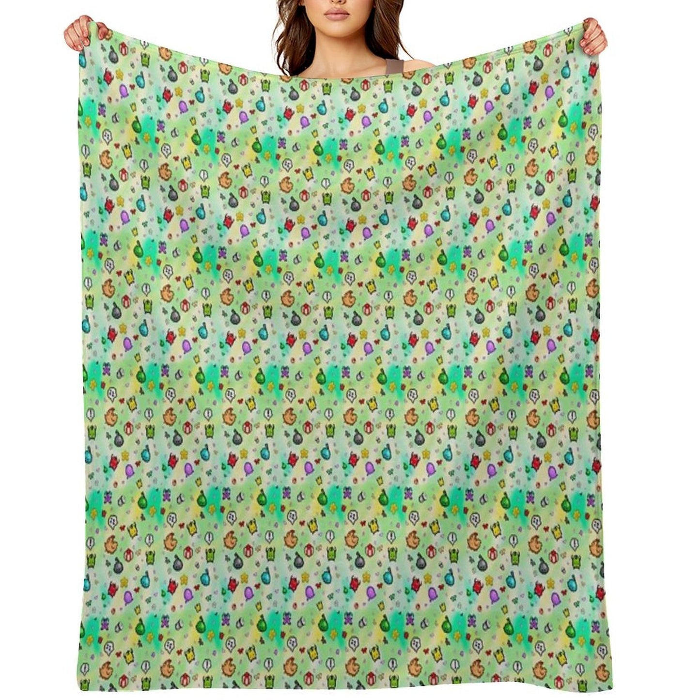Stardew Infinite Pattern Anti-pilling Throw Blanket