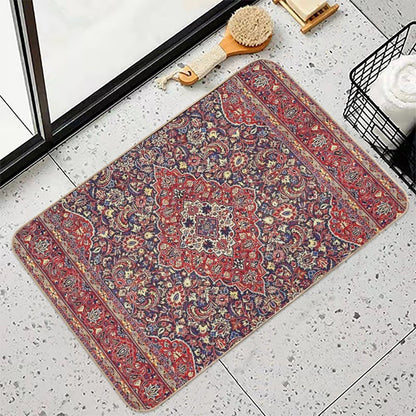 Northwest Persian Silk Carpet Print  Non-Slip Bath Mat