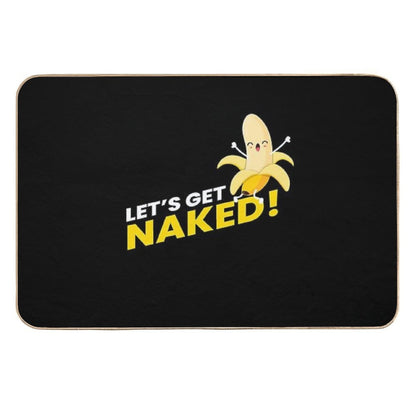 Lets Get Naked Banana Fruit Fruit  Eco-Friendly Bath Mat