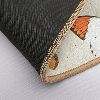 Butterflies And Moths  Slip-Resistant Bath Mat