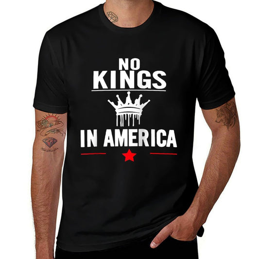 No Kings In America Raglan Baseball  Versatile T-Shirt