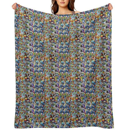 Free Shrink-resistant Throw Blanket