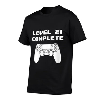 Womens 21st Birthday - 21 Years Old Video Gaming, Bday  Trendy Pattern T-Shirt