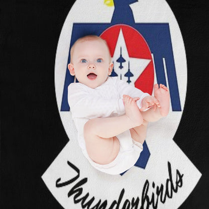 USAF Thunderbirds Logo Premium Throw Blanket